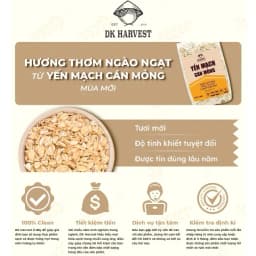 Thumbnail 1kg Yến Mạch Cán Dẹt 0.9mm - DK Harvest Nhập Khẩu Úc | Ngũ Cốc Dinh Dưỡng, Hỗ Trợ Giảm Cân 3