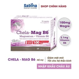 Thumbnail 2H Chela MageB6 dạng chelate Albion ® (Olimp Labs) 11,4g.Thực phẩm bảo vệ sức khỏe hỗ trợ giảm mệt mỏi, hỗ trợ thần kinh 2