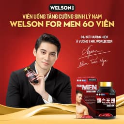 Thumbnail [2Hộp] Thực phẩm bảo vệ sức khoẻ Viên Uống Hỗ Trợ Tăng Cường Sinh Lý Nam Welson For Men Hộp 60 Viên 2