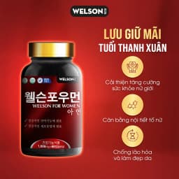 Thumbnail [2Hộp] Thực phẩm bảo vệ sức khoẻ Viên uống Nội Tiết Tố Nữ Welson For Women Hỗ Trợ Cải Thiện Sinh Lý Nữ Hộp 60 Viên 4