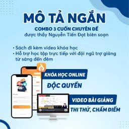 Thumbnail 2K8: Combo 3 Cuốn Sách Chuyên Đề Môn Toán 11 - Biên Soạn bởi thầy Nguyễn Tiến Đạt 1