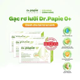 Thumbnail 3 Hộp Gạc Rơ Lưỡi Dr.Papie Tiêu Chuẩn 5SAO, Làm Sạch Răng, Lưỡi, Nướu và Khoang Miệng Cho Bé - 30Gói/Hộp x 3 1