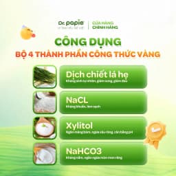 Thumbnail 5 Hộp Gạc Rơ Lưỡi Dr.Papie Tiêu Chuẩn 5SAO, Làm Sạch Răng, Lưỡi, Nướu và Khoang Miệng Cho Bé - 30Gói/Hộp x 5 3