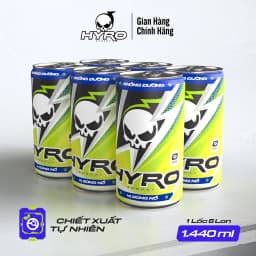 Thumbnail 6 lon nước tăng lực Hyro không bổ sung đường 4