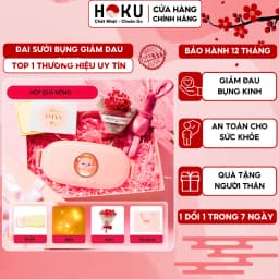 Thumbnail Đai đeo massage chườm ấm giảm đau bụng kinh nguyệt HOKU làm ấm bụng tử cung cho phụ nữ quà tặng bạn nữ DSB01 1