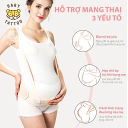 Thumbnail Đai Đeo Vai Đa Năng Cho Mẹ Bâu BABY TATTOO Chất Liệu Cotton Hỗ Trợ Cho Phụ Nữ Mang Thai, Có Thể Điều Chỉnh 2