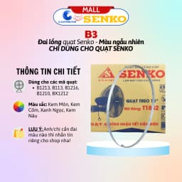 Thumbnail Đai lồng quạt Senko B3, B4, B5 - Giao màu ngẫu nhiên - Hàng chính hãng 1
