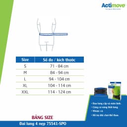 Thumbnail Đai lưng 4 nẹp 75541-SPO Actimove Back Support 1