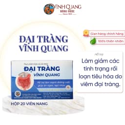 Thumbnail Đại Tràng VĨNH QUANG Hỗ trợ làm mạnh đường ruột, giảm tình trạng rối loạn tiêu hóa - Hộp 20 viên 1