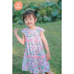 Thumbnail Đầm Babydoll Bé Gái Tamiuy Chất Thun Cotton Mềm Mại Dành Cho Bé (1-10T) 2
