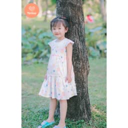 Thumbnail Đầm Babydoll Bé Gái Tamiuy Chất Thun Cotton Mềm Mại Dành Cho Bé (1-10T) 3