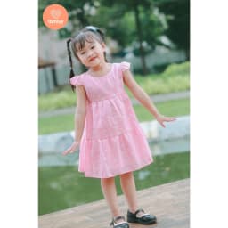 Thumbnail Đầm Babydoll Hoa Cúc Bé Gái Tamiuy Mềm Mại, Nhiều Size (1-10T) 2