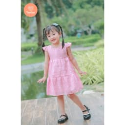 Thumbnail Đầm Babydoll Hoa Cúc Bé Gái Tamiuy Mềm Mại, Nhiều Size (1-10T) 3