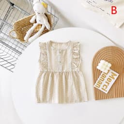 Thumbnail Đầm bé gái SANLUTOZ thời trang mùa hè xinh xắn 3