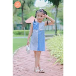 Thumbnail Đầm Bé Gái Tamiuy Phối Màu Đính Hình Thú Dễ Thương Cho Bé 1-10 Tuổi 2