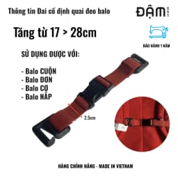Thumbnail ĐẬM BNS - PHỤ KIỆN Đai cố định quai đeo balo có thể tháo rời 2