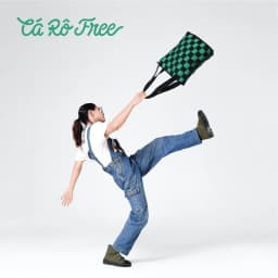 Thumbnail ĐẬM BNS túi xách tote đan tay thủ công Cá Rô Free 3
