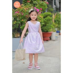 Thumbnail Đầm Cho Bé Gái Tamiuy Thiết Kế Xẻ  Tim Sau Cho Bé Từ 1-10  Tuổi 1