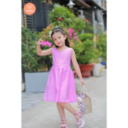 Thumbnail Đầm Cho Bé Gái Tamiuy Thiết Kế Xẻ  Tim Sau Cho Bé Từ 1-10  Tuổi 2