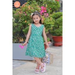 Thumbnail Đầm Cho Bé Gái Tamiuy Thiết Kế Xẻ  Tim Sau Cho Bé Từ 1-10  Tuổi 3