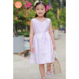 Thumbnail Đầm Cho Bé Gái Tamiuy Thiết Kế Xẻ  Tim Sau Cho Bé Từ 1-10  Tuổi 4