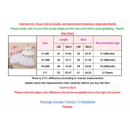 Thumbnail Đầm công chúa MIKRDOO tay ngắn đính hoa thêu + băng đô thiết kế thời trang phong cách mùa hè cho bé gái 0-3 tuổi 1