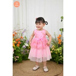 Thumbnail Đầm Dạ Hội Tamiuy  Ren Đăng Chân 2 Tầng, Đính Hoa Cao Cấp (1-10T) 1
