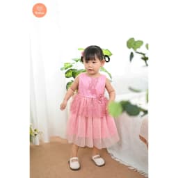 Thumbnail Đầm Dạ Hội Tamiuy  Ren Đăng Chân 2 Tầng, Đính Hoa Cao Cấp (1-10T) 2