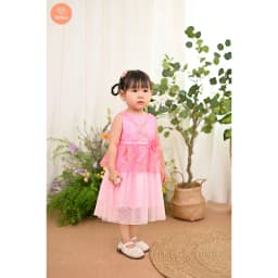 Thumbnail Đầm Dạ Hội Tamiuy  Ren Đăng Chân 2 Tầng, Đính Hoa Cao Cấp (1-10T) 3
