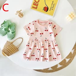 Thumbnail Đầm SANLUTOZ phong cách mùa hè xinh xắn cho bé gái 4