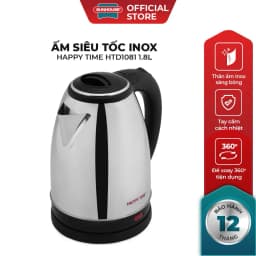 Thumbnail Ấm siêu tốc Inox 1.8L SUNHOUSE Happy Time HTD1081 - Hàng chính hãng - Bảo hành 12 tháng 1