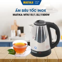 Thumbnail Ấm Siêu Tốc MATIKA Inox 1.5L MTK-15 2