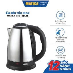 Thumbnail Ấm Siêu Tốc MATIKA Inox 1.8L MTK18 2