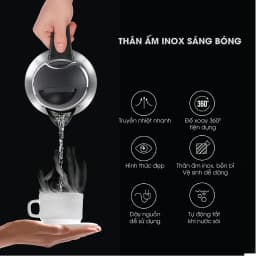 Thumbnail Ấm Siêu Tốc MATIKA Inox 1.8L MTK18 4