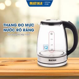 Thumbnail Ấm Siêu Tốc Thủy Tinh MATIKA 1.8L Có Đèn Led MTK-35 4