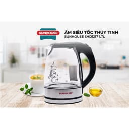 Thumbnail Ấm Siêu Tốc Thủy Tinh SUNHOUSE SHD1217 Dung Tích 1.7L 4