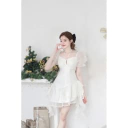 Thumbnail Đầm thiết kế WONDER HOUSE cổ yếm dáng xòe 2 tầng chất vải dày dặn dự tiệc, dạo phố sanh chảnh - Vanii Cilin Dress 2
