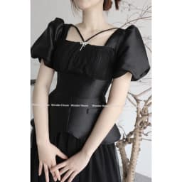 Thumbnail Đầm thiết kế WonderHouse cổ vuông phối lưới dáng dài dự tiệc, dạo phố nữ tính - Tiara Dress 3