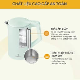 Thumbnail Ấm Đun Nước 2 Lớp BlueStone KTB-3456 - 1,7L - 1800W 3