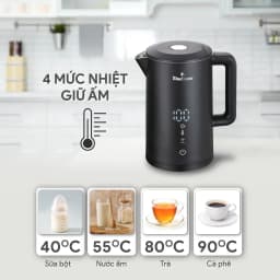 Thumbnail Ấm Đun Nước 2 Lớp Cảm Ứng BlueStone KTB-3466 - 1,5 Lít - 2200W - Bộ điều khiển  Strix 2
