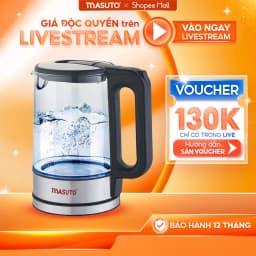 Thumbnail Ấm đun siêu tốc Masuto MS-Citizen18 dung tích 1,8L có khe cách cặn bảo hành 12 tháng 1