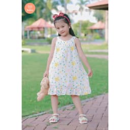 Thumbnail Đầm Xoè  Cổ Yếm Hoa Nhí Tamiuy Cho Bé Gái 1-10 Tuổi 4
