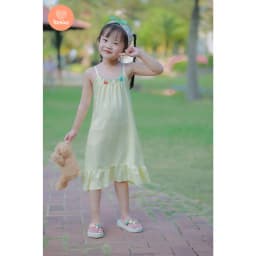 Thumbnail Đầm Yếm 2 Dây Bé Gái Tamiuy Chất Cotton Mềm Mịn Cho Bé từ 10-38 kg 2