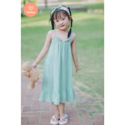Thumbnail Đầm Yếm 2 Dây Bé Gái Tamiuy Chất Cotton Mềm Mịn Cho Bé từ 10-38 kg 3