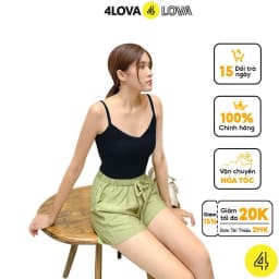 Thumbnail Áo 2 dây nữ cổ tim 4LOVA chất liệu thun 100% cotton dáng ôm mềm mại, quyến rũ 1
