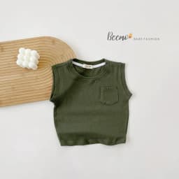 Thumbnail Áo ba lỗ 6 màu cho bé Beemo,Chất liệu cotton co giãn 4 chiều mềm mịn, thấm mồ hôi,Thiết kế basic phối túi ngực b270 3