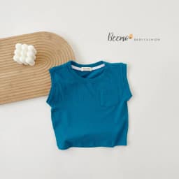 Thumbnail Áo ba lỗ 6 màu cho bé Beemo,Chất liệu cotton co giãn 4 chiều mềm mịn, thấm mồ hôi,Thiết kế basic phối túi ngực B270 3