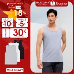 Thumbnail Áo Ba Lỗ Biluxury Áo Thun Tank Top Cotton 8ABLB002 - 8ABLB001 Mềm Mịn, Thoáng Mát, Co Giãn 1