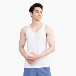 Thumbnail Áo ba lỗ nam ARISTINO tank top chất liệu 100% cotton mềm mại - AC21 2