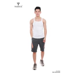 Thumbnail Áo Ba Lỗ Nam Narsis, Tanktop Thể Thao, Form Ôm Dáng Chuẩn, Tập Gym, Chất Cotton, Co Giãn Tốt 1